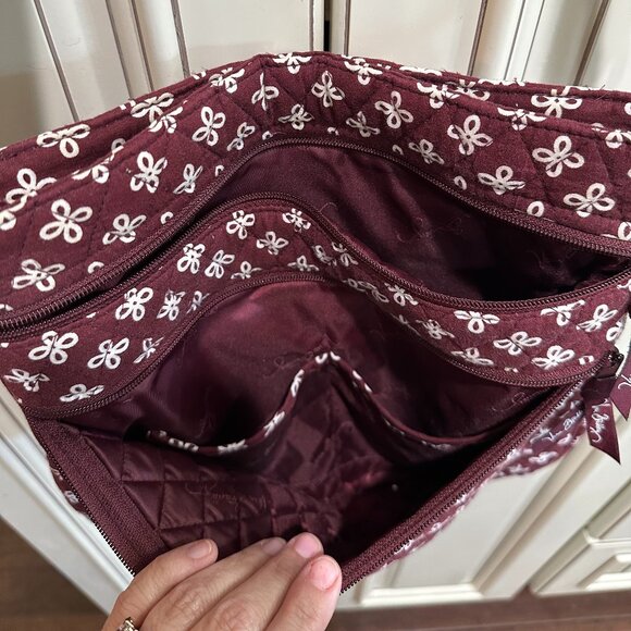 Vera Bradley Triple Zip Hipster Mini Concerto crossbody bag - NWOT - Picture 5 of 11